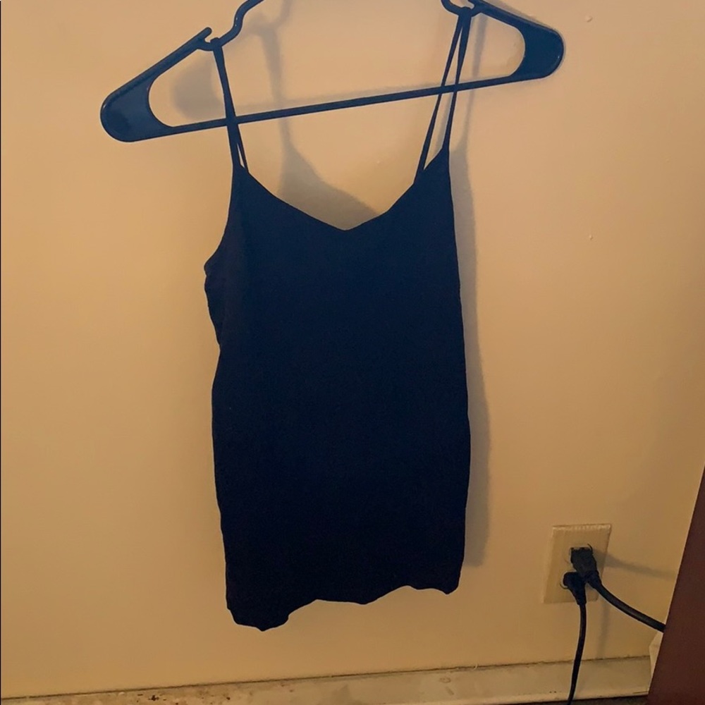 black tank top
